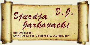 Đurđa Jarkovački vizit kartica
